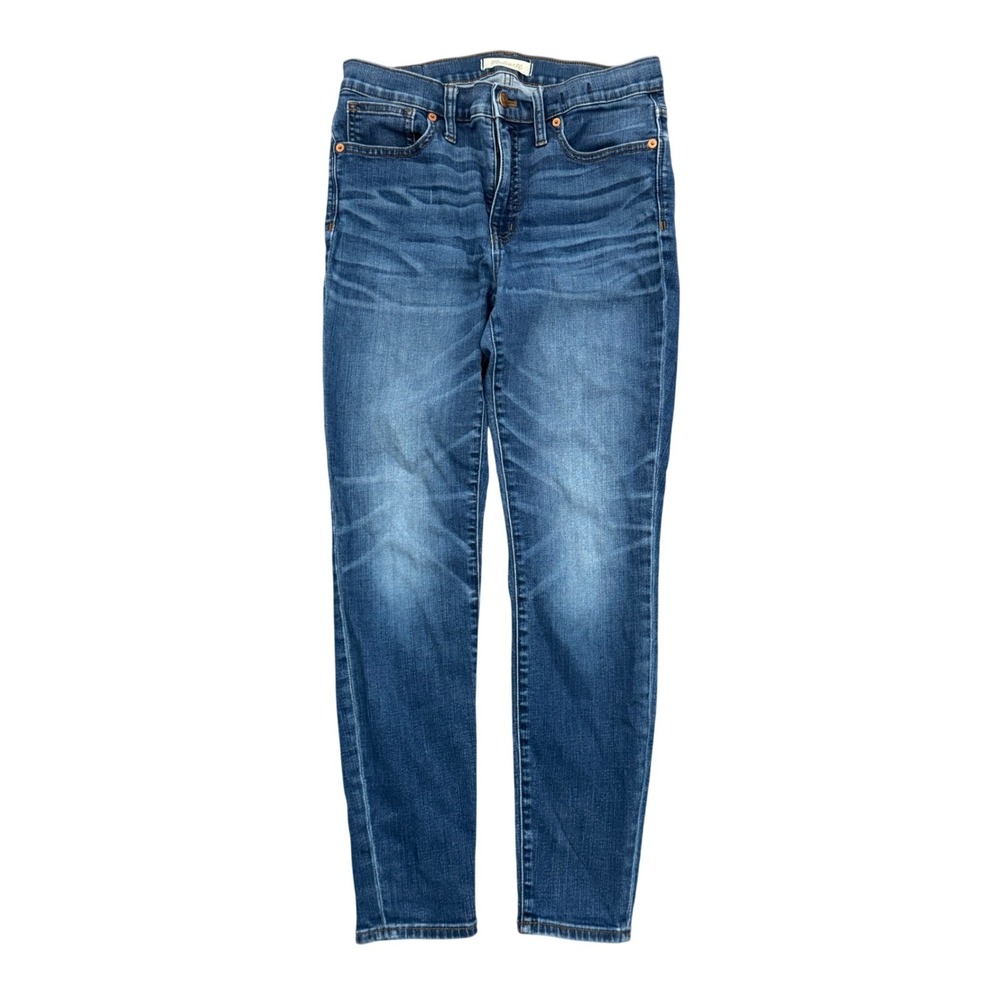 Madewell 9" High Rise Skinny Jeans Womens 28 Blue Denim Dark Wash Stretch